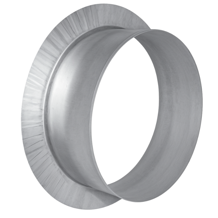 Rooster/ventiel (afzuiging) Ø 100mm staal - wit - MET BUS