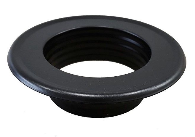 Afwerkrozet Ø100mm - zwart