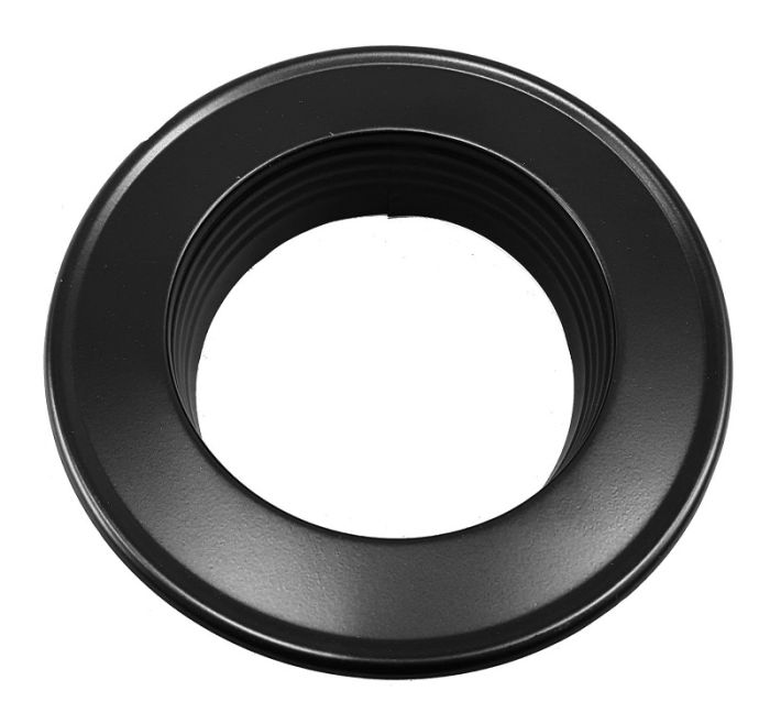 Afwerkrozet Ø150mm - zwart