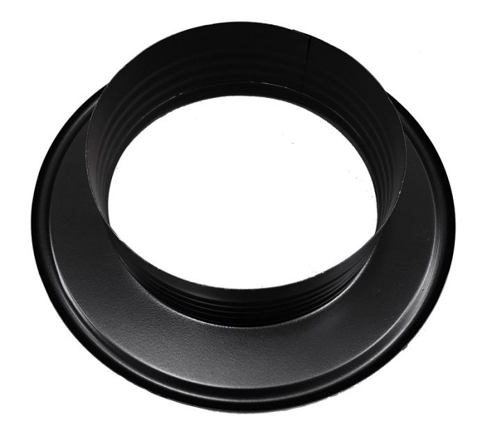 Afwerkrozet Ø150mm - zwart Afwerkrozet Ø150mm - zwart