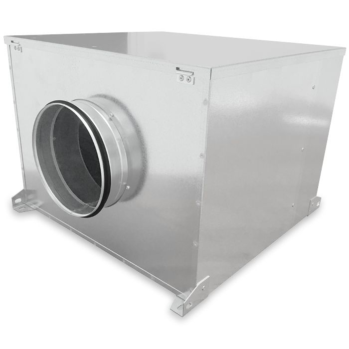 S&P CAB-315 ECOWATT energiezuinige EC boxventilator 1910 m3/h - geluidgedempt - aansluiting 315mm