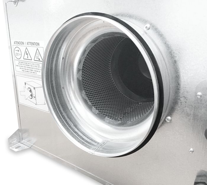 S&P CAB-160 ECOWATT energiezuinige EC boxventilator 590 m3/h - geluidgedempt - + 2x RCF160/150mm S&P CAB-160 ECOWATT energiezuinige EC boxventilator 590 m3/h - geluidgedempt - + 2x RCF160/150mm