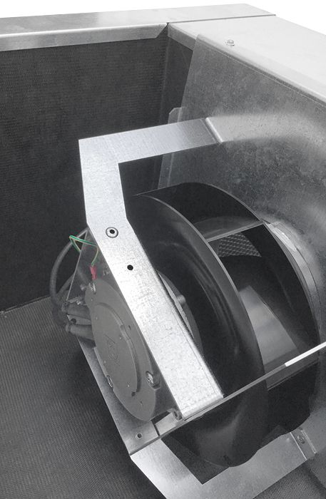 S&P CAB-160 ECOWATT energiezuinige EC boxventilator 590 m3/h - geluidgedempt - + 2x RCF160/150mm S&P CAB-160 ECOWATT energiezuinige EC boxventilator 590 m3/h - geluidgedempt - + 2x RCF160/150mm