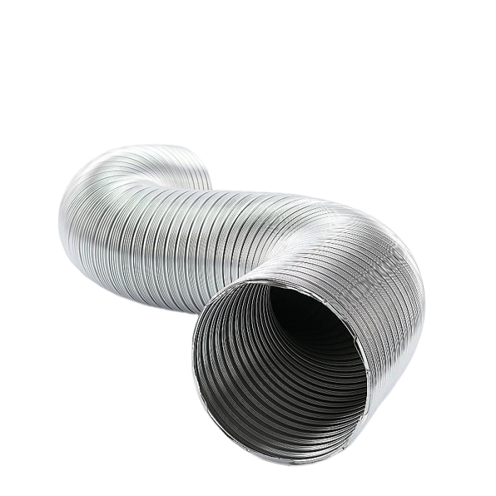 betrouwbaarheid Elektropositief Voorverkoop Semi flexibele slang 100mm aluminium - 2 meter lengte - Ventilatieshop.be