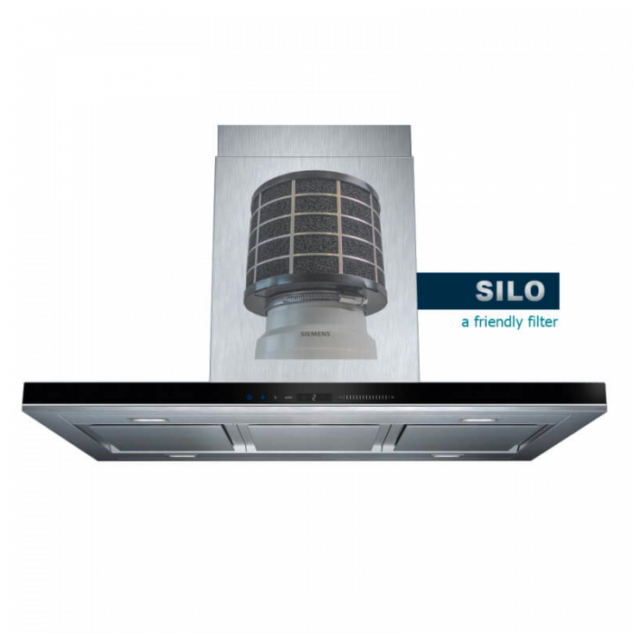 Aanbevolen lavendel Dislocatie PuriVent Silo afzuigkap (met schacht) filter - 600 m3/h - Ø150mm -  Ventilatieshop.be