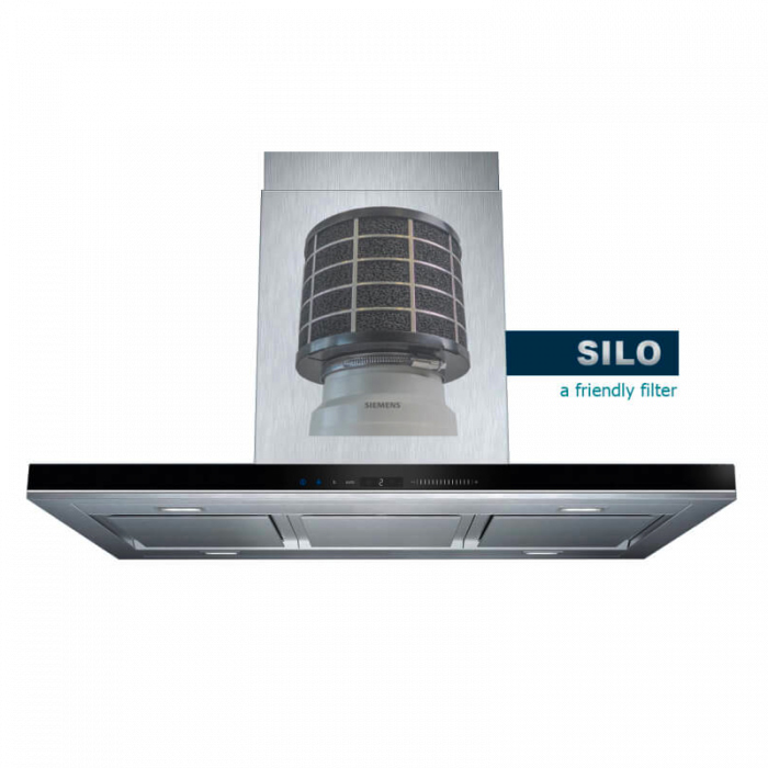 PuriVent SILO plasmafilter voor afzuigkap (schacht 240mm+) - 550 m3/h - aansluiting Ø150mm