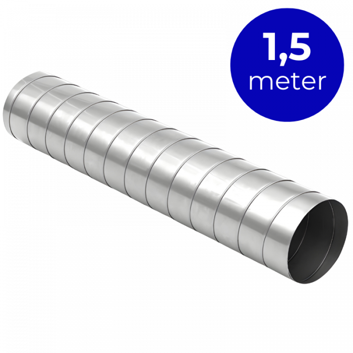 Spiraalbuis galva Ø 80mm - Lengte 1,5 meter