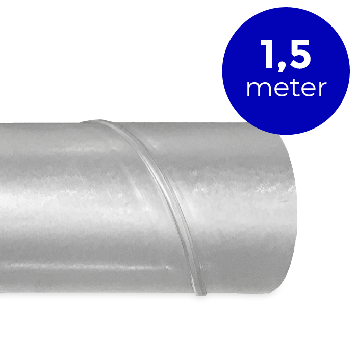 Spiraalbuis galva Ø 180mm - Lengte 1,5 meter