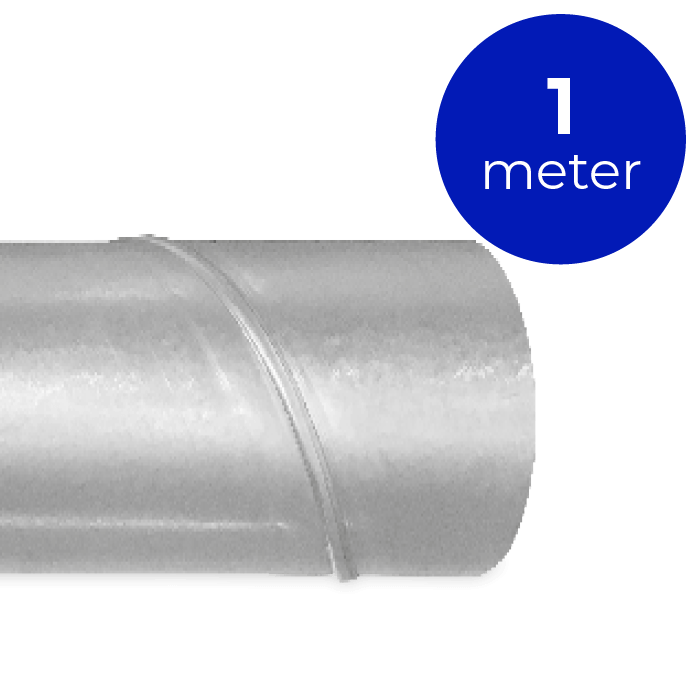 Spiraalbuis galva Ø 200mm - Lengte 1 meter