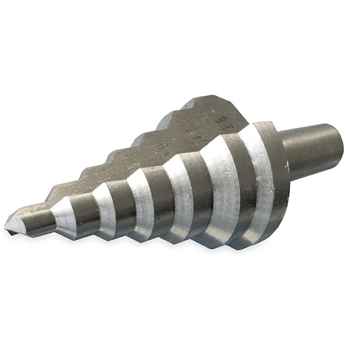 Stappenboor, HSS-S, geslepen, blank (dikte 4-30mm)