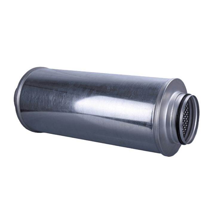 Starre geluidsdemper Ø 315mm - isolatie 50mm - Lengte = 900mm