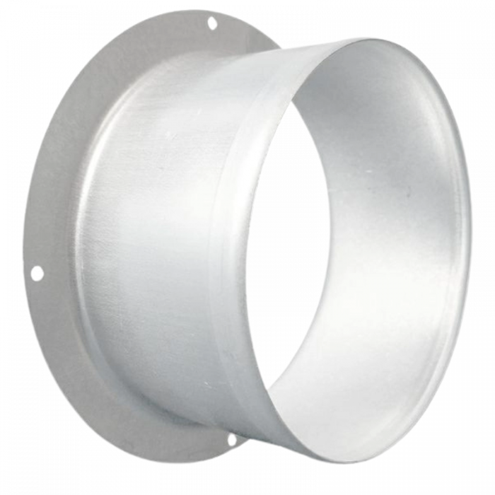 Toevoerventiel staal aansluitdiameter 100mm - WIT RAL 9016