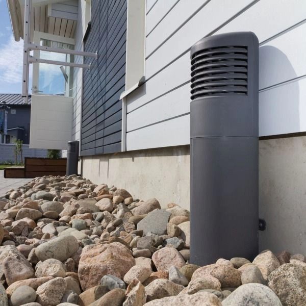 Ventilatieschacht Ross - kelderventilatie - Ø 125mm - Gebroken wit