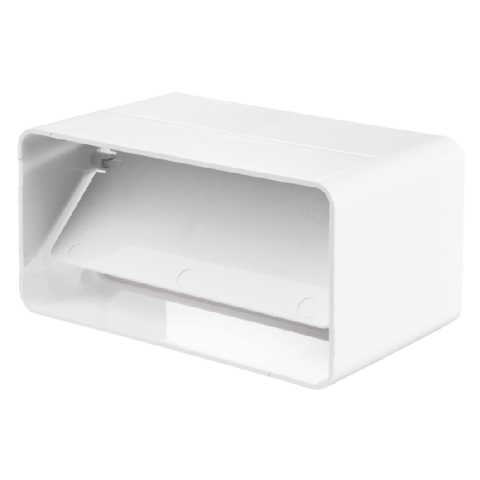 Kunststof terugslagklep voor kanaal 120 x 60mm Kunststof terugslagklep voor kanaal 120 x 60mm