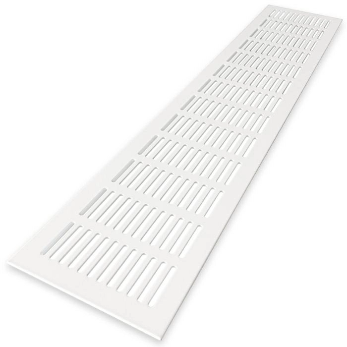Ventilatiestrip aluminium LxH 500 x 150mm WIT (G61-5015W) 