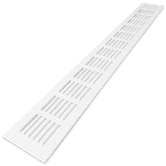 Ventilatiestrip aluminium LxH 500 x 60mm (G61-5006W) - WIT RAL9010