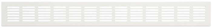 Ventilatiestrip aluminium LxH 500 x 60mm (G61-5006W) - WIT RAL9010