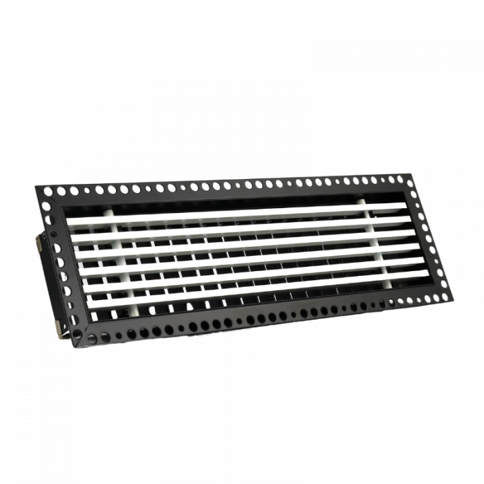 Instucbaar frameloos wandrooster - 400x100mm