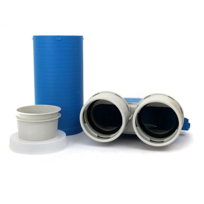 Vent-Axia Uniflexplus + ventielcollector 2x Ø90mm H=250mm Vent-Axia Uniflexplus + ventielcollector 2x Ø90mm H=250mm