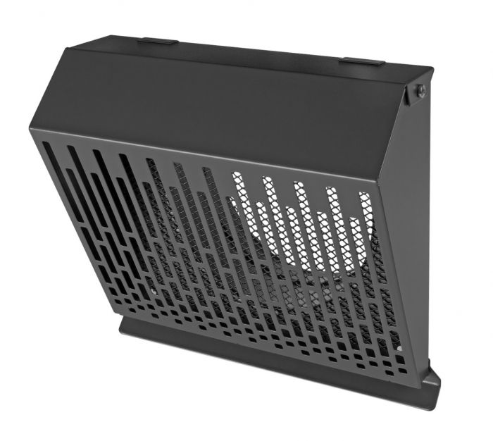 Whisper Luxe Design Gevelkap 100mm - AFVOER - GRAFIETGRIJS Whisper Luxe Design Gevelkap 100mm - AFVOER - GRAFIETGRIJS