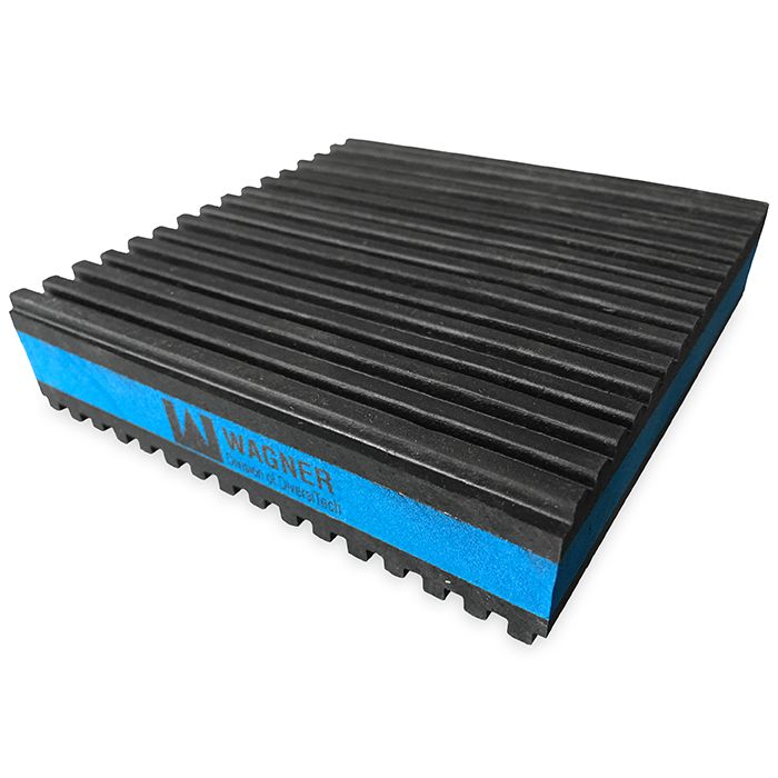 DiversiTech MP-4E rubberen anti-trilmat 100x100x20mm - met extra foamlaag