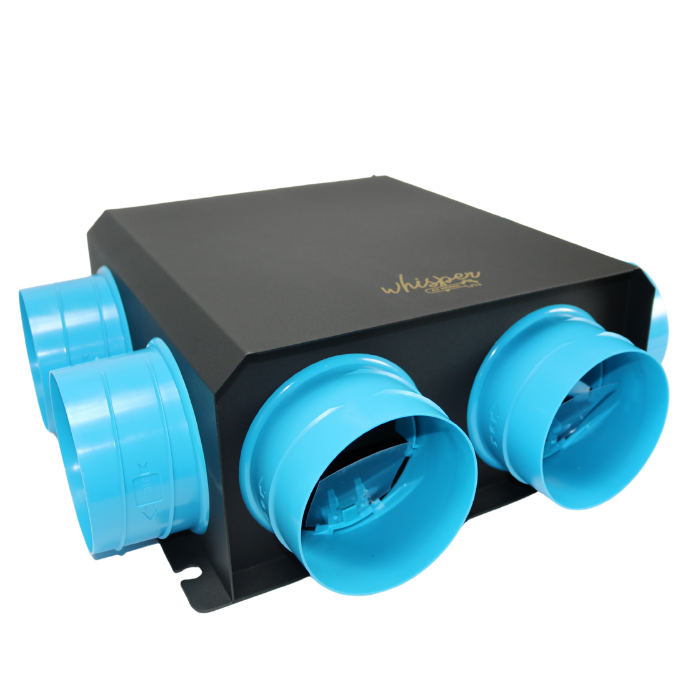 Woonhuisventilator "Whisper at Home" 400 m3/h - incl. GRATIS draadloze bediening