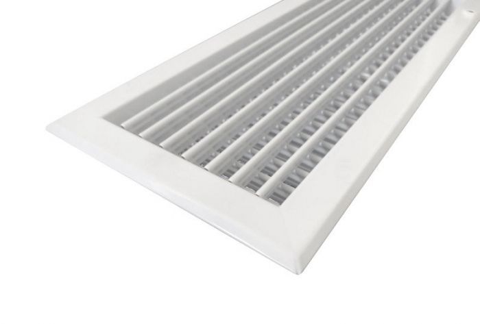 Wandrooster VTA-8110D (INBOUW) staal - 400x150mm – met dubbele instelbare schoepen Wandrooster VTA-8110D (INBOUW) staal - 400x150mm – met dubbele instelbare schoepen