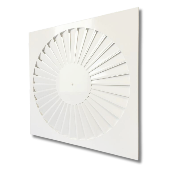 "EasyPlenum" voor LUCHTTOEVOER - aansluiting 125mm - met wervelrooster