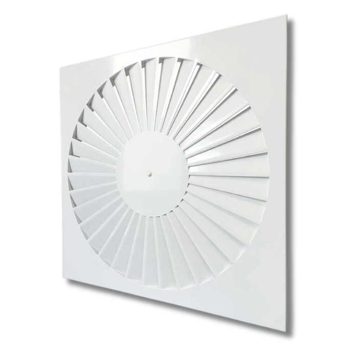 "EasyPlenum" voor LUCHTTOEVOER - aansluiting 160mm - met wervelrooster