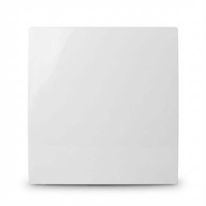 Whisper Pro-Design badkamerventilator - Ø125mm - aan/uit - gebogen kunststof - wit