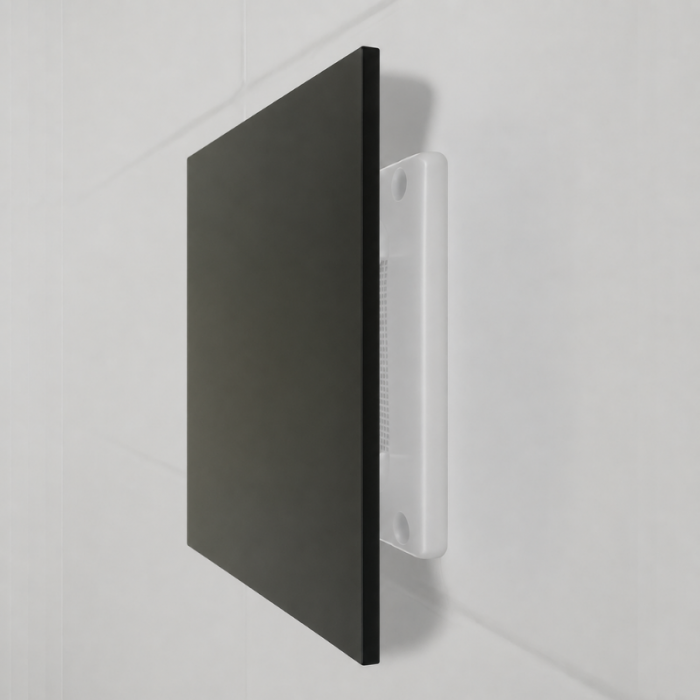 Whisper Design ventilatierooster vierkant (afvoer & toevoer) Ø100mm - *Bold-Line* - wit Whisper Design ventilatierooster vierkant (afvoer & toevoer) Ø100mm - *Bold-Line* - wit