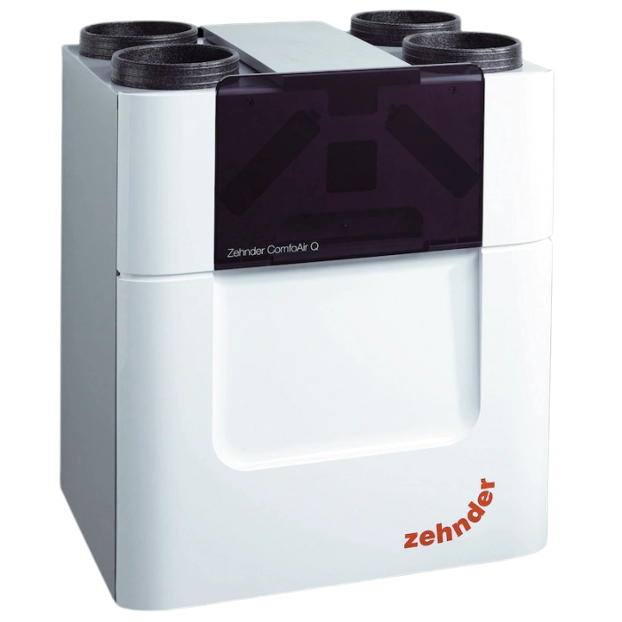 Zehnder Stork ComfoAir Q600 WTW unit NL L VV ST RF - Linkeruitvoering - Met voorverwarmer - RF voorbereid