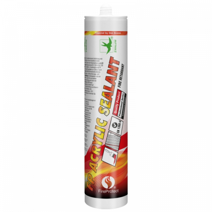 Zwaluw Brandwerende acrylaatkit - FP Acrylic Sealant - 310ml