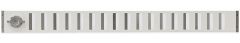 Aluminium afsluitbaar schuifrooster opbouw 1000 x 90mm - WIT
