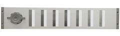 Aluminium afsluitbaar schuifrooster opbouw 500 x 90mm - ALU
