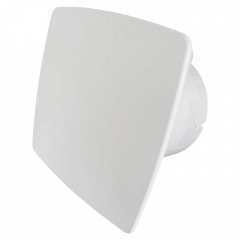 Whisper pro-design badkamer ventilator - Ø100mm - met nalooptimer en vochtsensor - bold line - kunststof - wit Whisper pro-design badkamer ventilator - Ø100mm - met nalooptimer en vochtsensor - bold line - kunststof - wit
