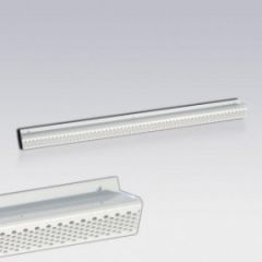 Aluminium ventilatiekap opbouw 370 x 30mm - WIT (1-3703W)