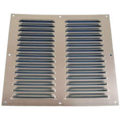 Aluminium schoepenrooster opbouw 300 x 300mm - ALU (1-3030A)