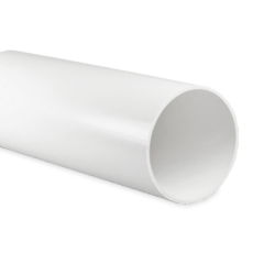 Kunststof ventilatiebuis rond Ø 100mm - Lengte 0,5 meter