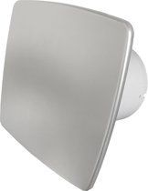Pro-Design badkamer/toilet ventilator - MET TIMER (KW125T) - Ø125mm - RVS *Bold-Line*