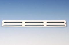Aluminium schoepenrooster opbouw 370 x 40mm - WIT (1-3704W)