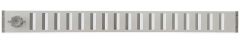 Aluminium afsluitbaar schuifrooster opbouw 1000 x 90mm - ALU